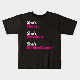 She's a Medical Coder Kids T-Shirt